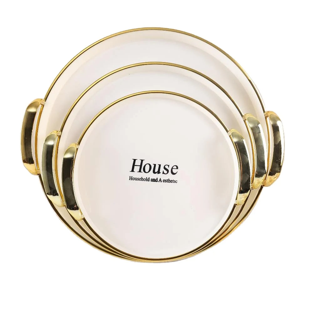 ZS - Multipurpose Tray Set 3pcs - Gold
