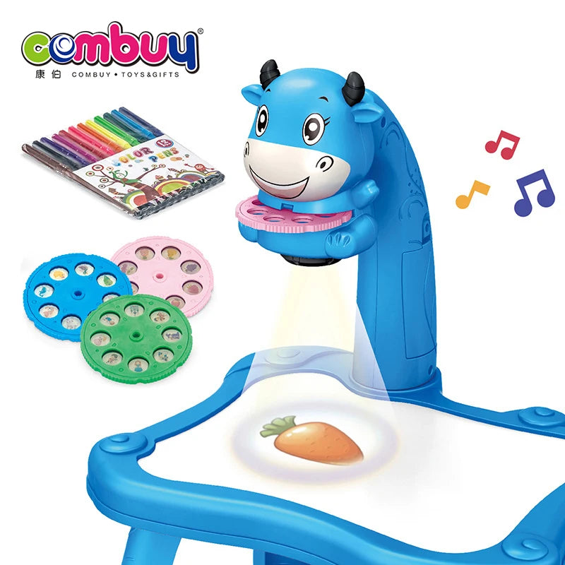 ZS - Toy Board Projector Drawing Table Painting for Children
