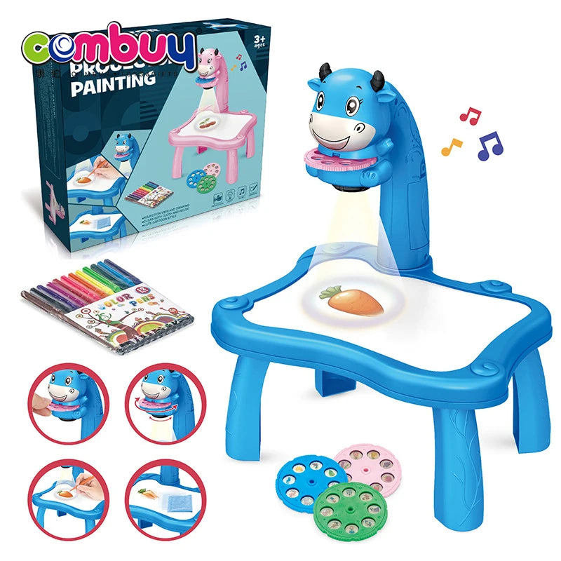 ZS - Toy Board Projector Drawing Table Painting for Children