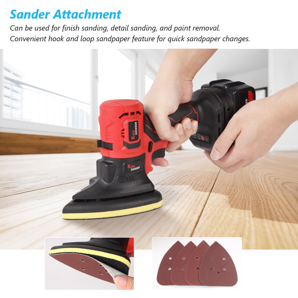 ZS - 21V 7 in 1 Interchangeable Multi-Head Cordless Tools