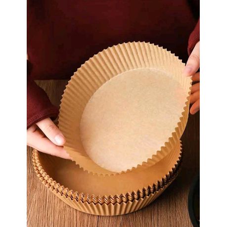 ZS - Disposable Paper Liner for Air Fryer - Brown (50 Piece)