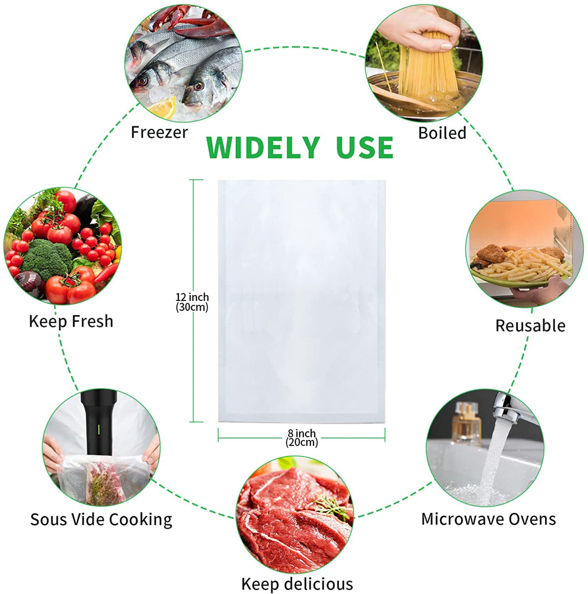 ZS - Vacuum Sealing Bag 50pcs Pack