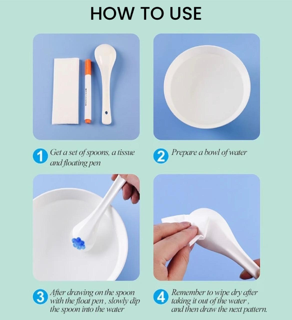 ZS - Floating Painting Pen 12 Pcs Pack