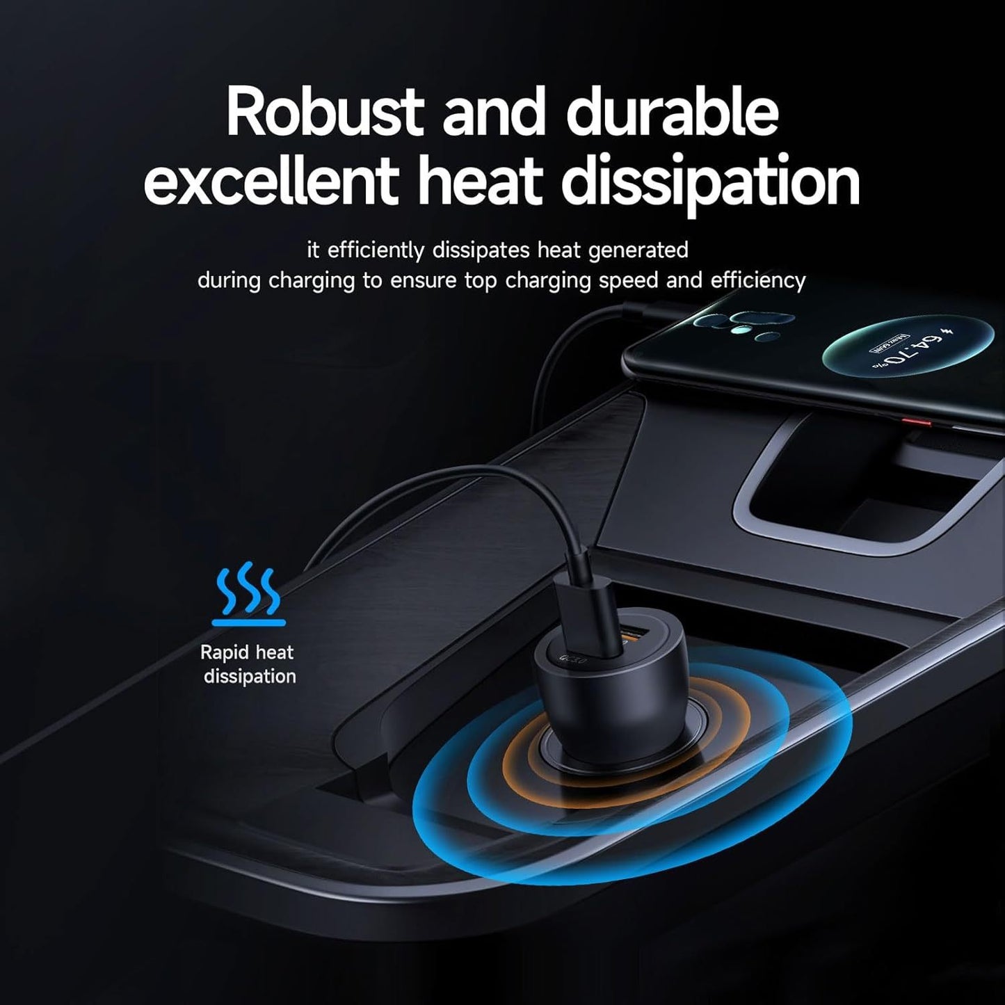 ZS - 45W Dual Port Fast Car Charger