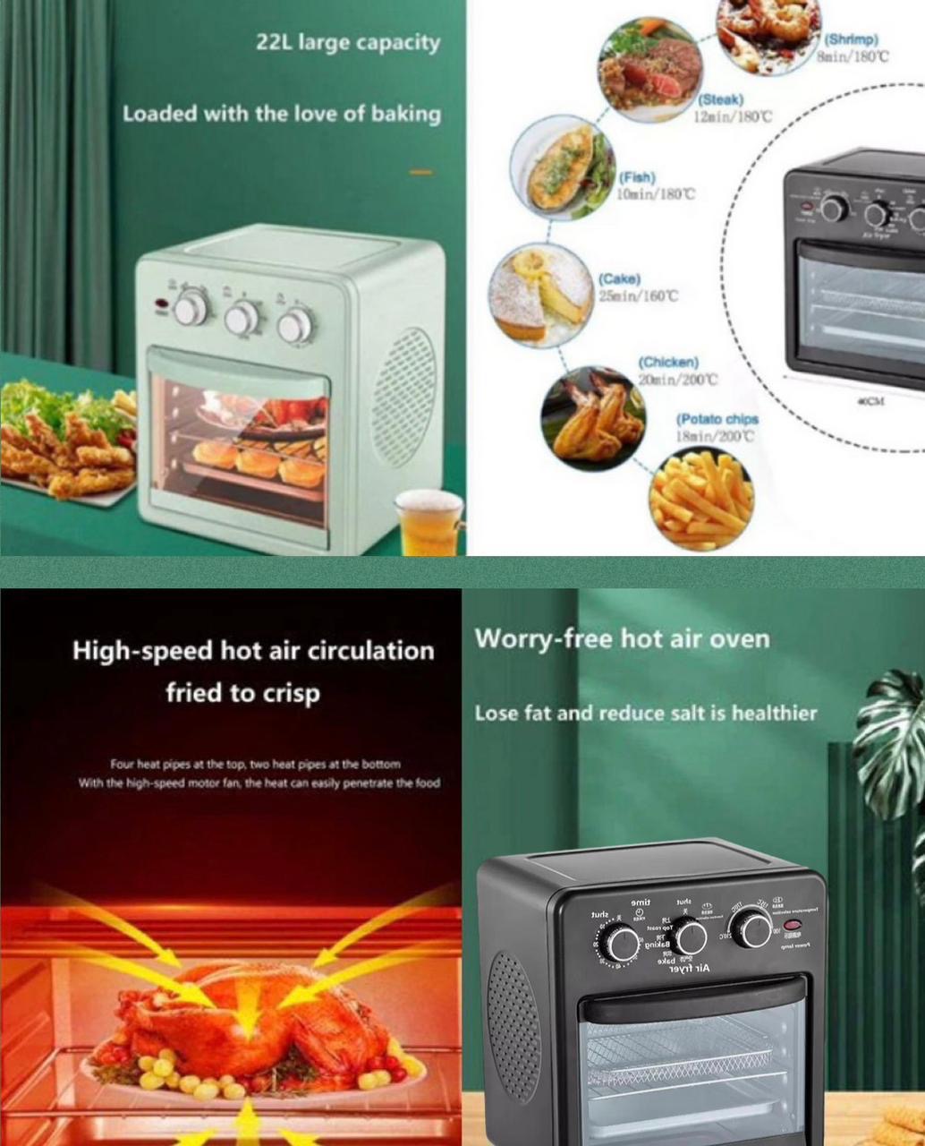 ZS - 22 Liter Jumbo Air Fryer