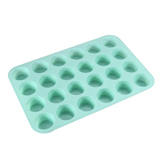 ZS - Silicone Muffin Pan 24 Cups Nonstick Cake Mold for Baking Mini Egg Bites High Heat Resistance