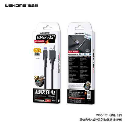 ZS - WEKOME Wargod 6A Fast Charging USB to Type-C Cable