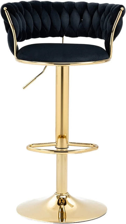 ZS - Novah Velvet Swivel Barstool