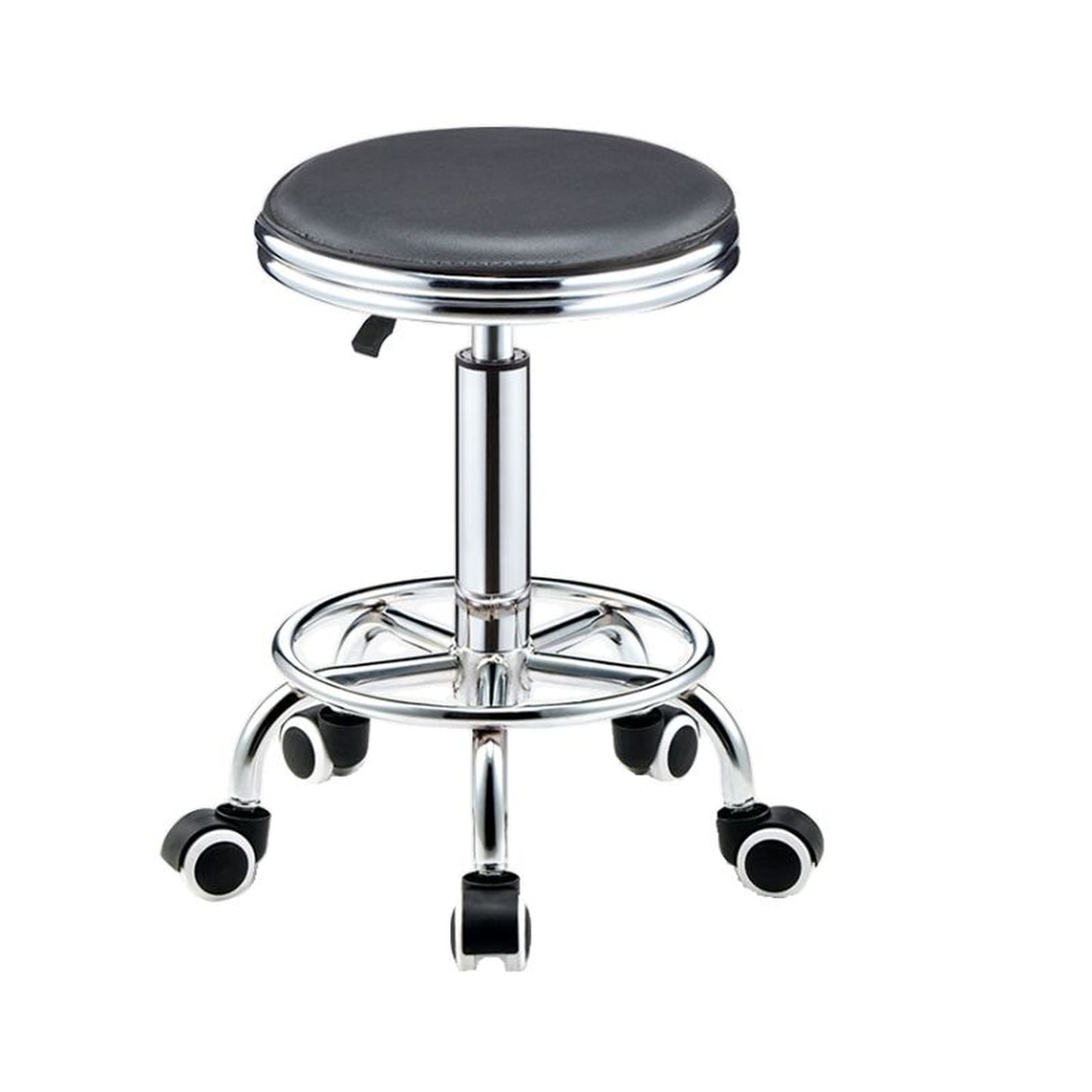 ZS - Round Rolling Stool with Foot Rest