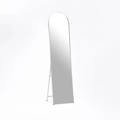 ZS - Free-Standing or Wall-Mount Aluminum Frame Arched Mirror - 146 cm x 36 cm