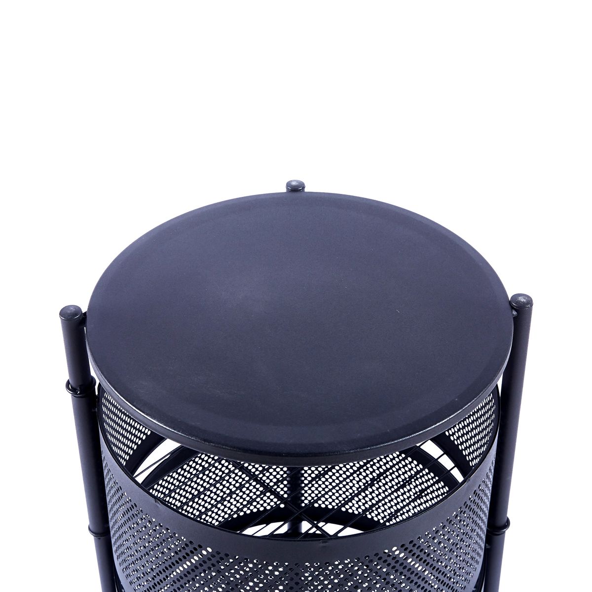 ZS - 5 Tier Fruit Shelf Basket Storage Rack Rotating Wheels