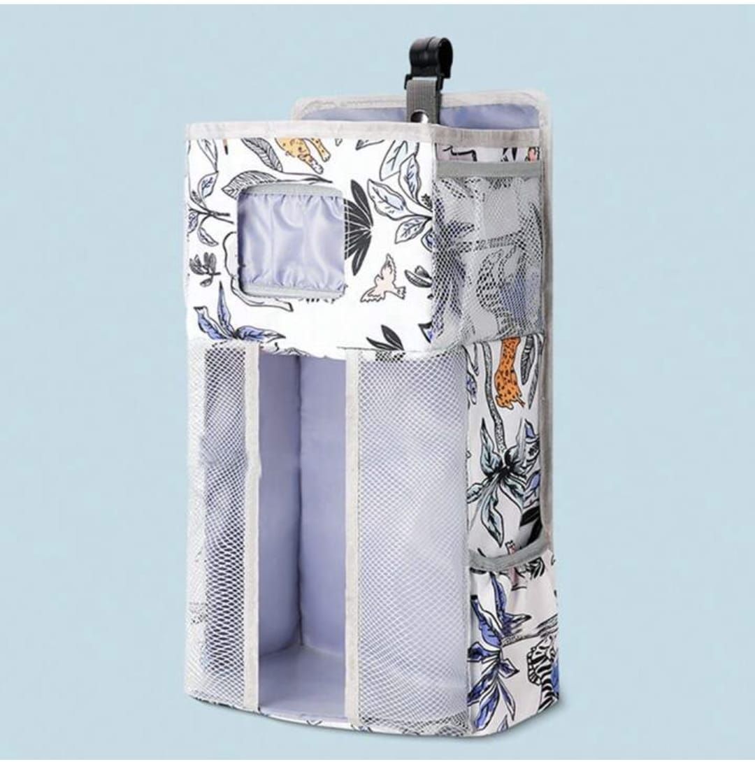 ZS - Hanging Diaper Caddy/Diaper Bag, Crib Side Companion