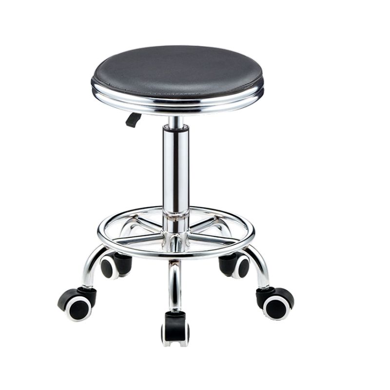 ZS - Round Rolling Stool with Foot Rest
