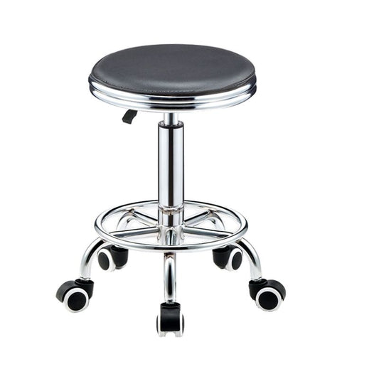 ZS - Round Rolling Stool with Foot Rest