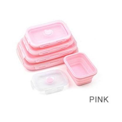 ZS - Collapsible Silicone Lunch Boxes - Set of Four