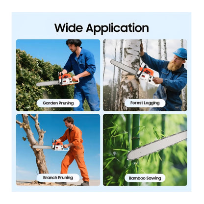 ZS - 52cc Gas Chainsaw: Power & Performance for Any Job
