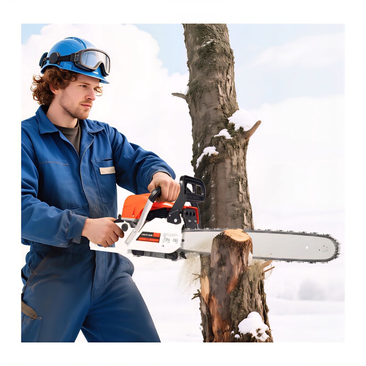 ZS - 52cc Gas Chainsaw: Power & Performance for Any Job