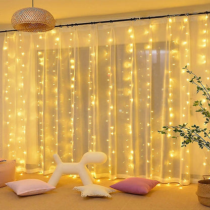 ZS - 280 LED Fairy String Curtain Light with Remote