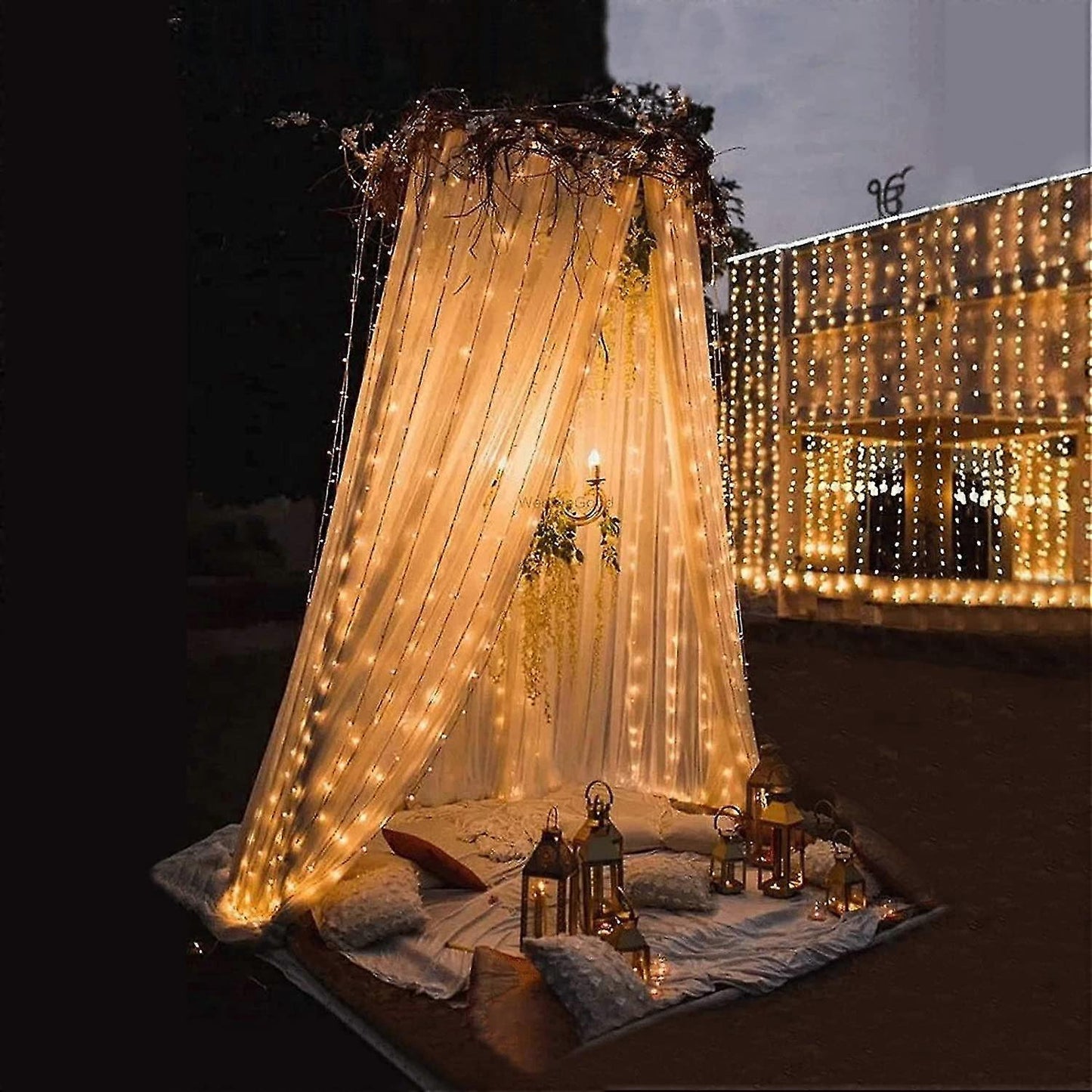 ZS - 280 LED Fairy String Curtain Light with Remote