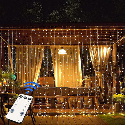 ZS - 280 LED Fairy String Curtain Light with Remote