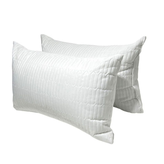 ZS - 2x Bamboo Quilted Standard Pillows