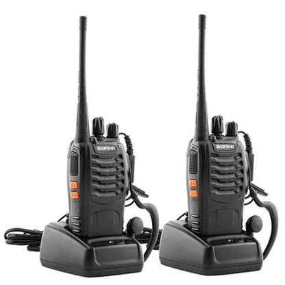ZS - Baofeng 16-Channel UHF Walkie Talkie 2-Way Radio - 2 Piece