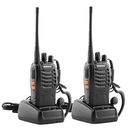 ZS - Baofeng 16-Channel UHF Walkie Talkie 2-Way Radio - 2 Piece