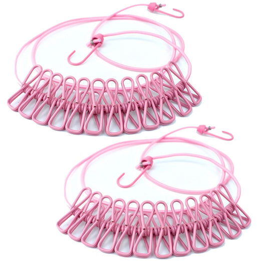 ZS - Camping Home Laundry Line Elastic Clothesline
