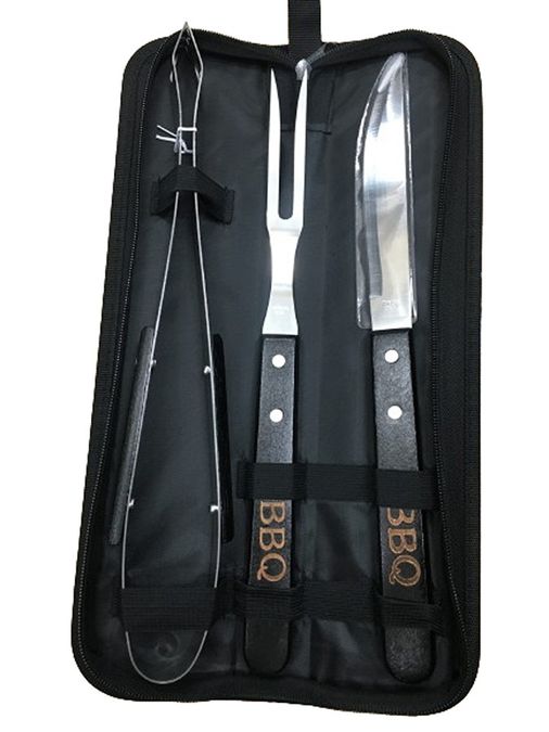 ZS - 3 Piece Braai Set With Case