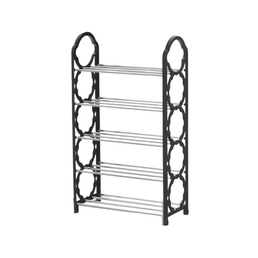 ZS - Multipurpose Space Saving 5-Layer Stainless Steel Shoe Rack Organizer