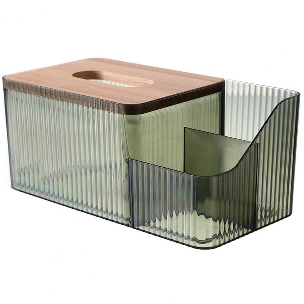 ZS - Acrylic Tissue Box with Storage Holder