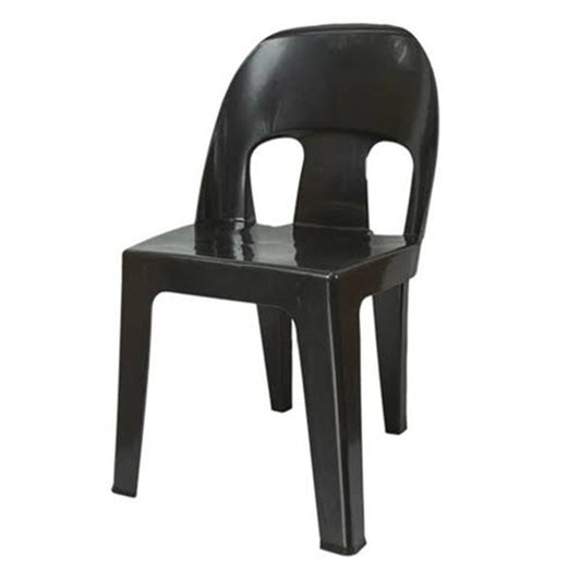 ZS - Plastic Party Chair Black - Heavy Duty Chair - Adult Size