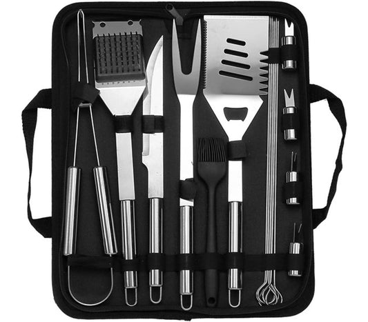 ZS - 15 pcs Stainless Steel Barbecue Tools