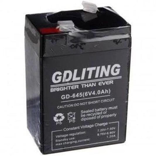 ZS - GD LITE Battery 6V 4AH Sealed Lead-Acid Battery
