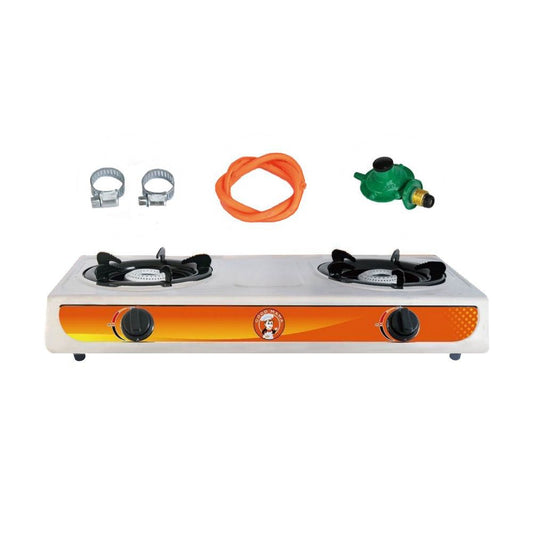 ZS - Stainless Steel Gas Stove - 2 Burner