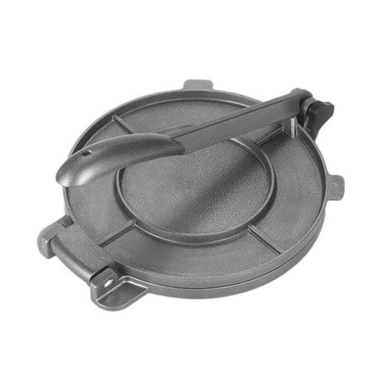 ZS - 20cm Multipurpose Heavy-Duty Aluminium Tortilla Press - Dark Grey