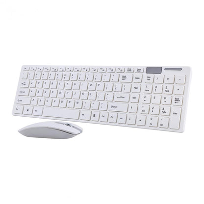 ZS - Ultra thin White Wireless Keyboard & Mouse