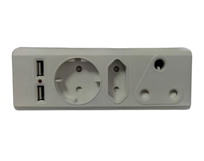 ZS - 3 Way Multi Plug-R-21USB