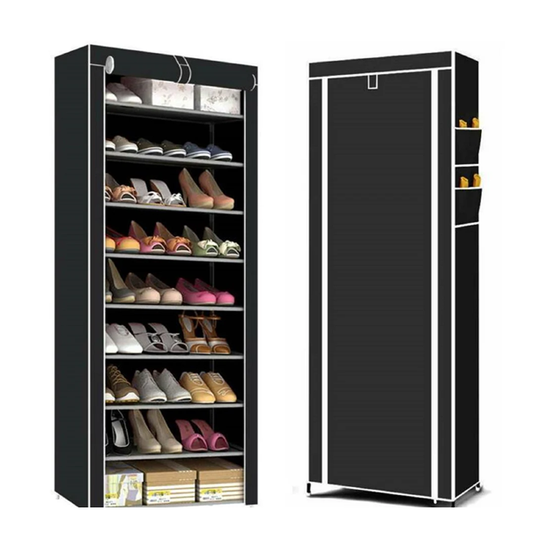 ZS - 9 Tier Fabric Shoe Cabinet