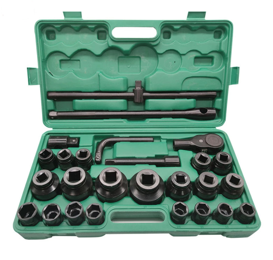 ZS - 26 Pieces 34 Heavy Duty Socket Wrench Set