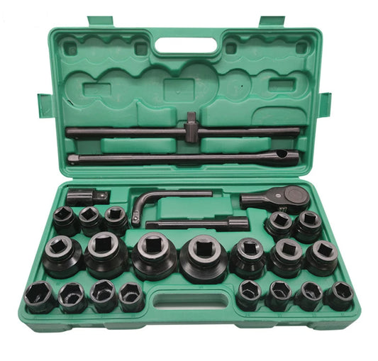 ZS - 26 Pieces 34 Heavy Duty Socket Wrench Set