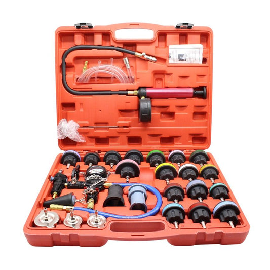 ZS - 28 Piece Radiator Pressure Tester - Vacuum Cooling System Kit