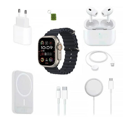 ZS - X8 Smart Watch With Power Bank And Bluetooth Earphones 6 In 1