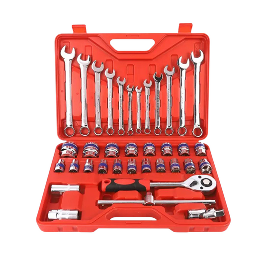 ZS - 37 Piece Ratchet Socket and Spanner Tool Set