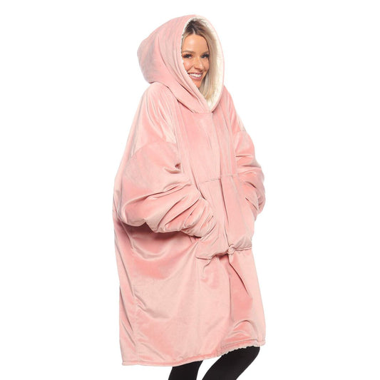 ZS - Huggle Hoodie Ultra Plush Blanket, One Size