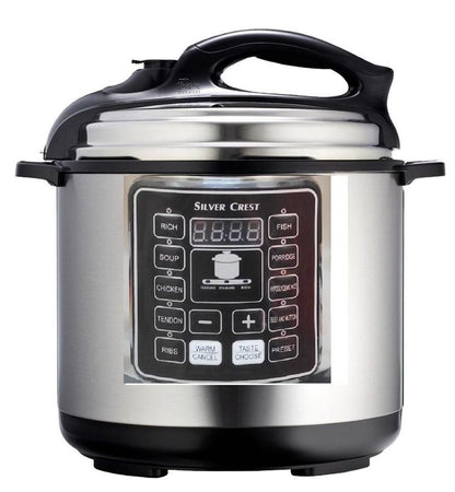 ZS - SilverCrest 6L MultiFunction Digital Smart Pressure Cooker - Stainless Steel