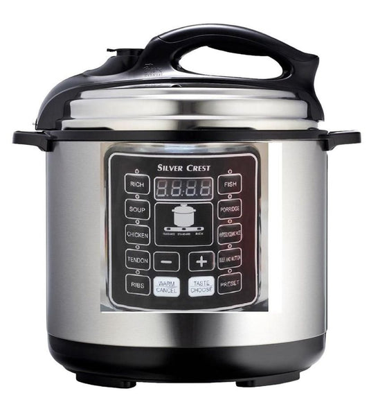 ZS - SilverCrest 6L MultiFunction Digital Smart Pressure Cooker - Stainless Steel