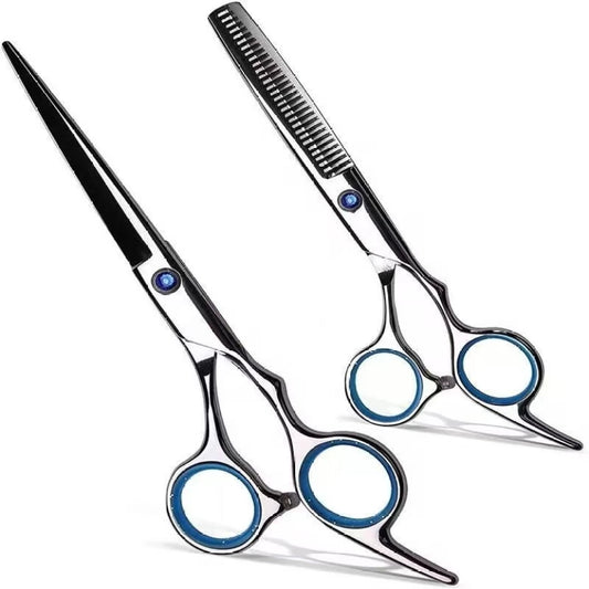 ZS -  Professional Hair Cutting & Thinning Shears Set - Salon Quality
