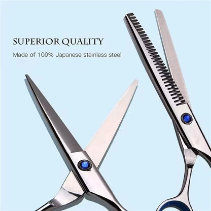 ZS -  Professional Hair Cutting & Thinning Shears Set - Salon Quality