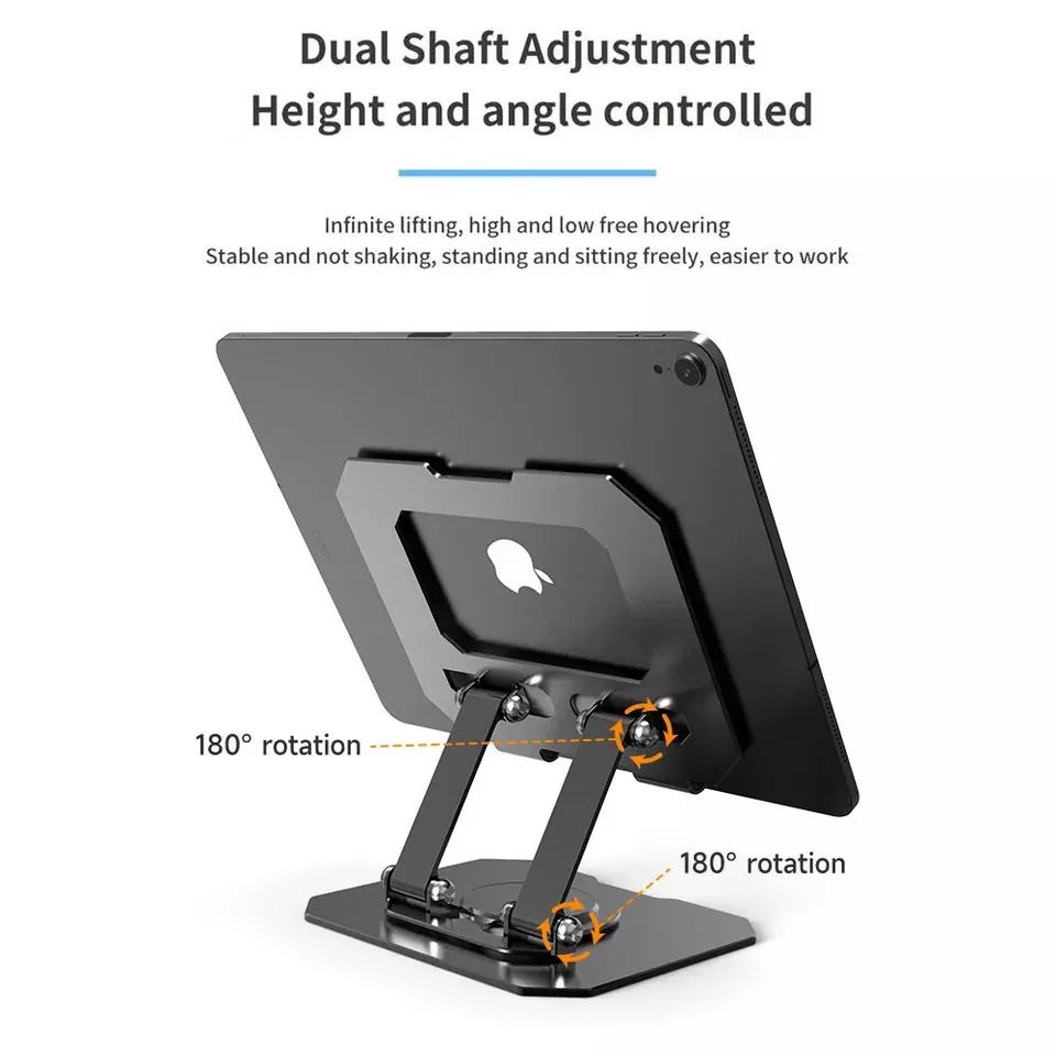 ZS - Aluminum Adjustable Folding Tablet Stand Holder